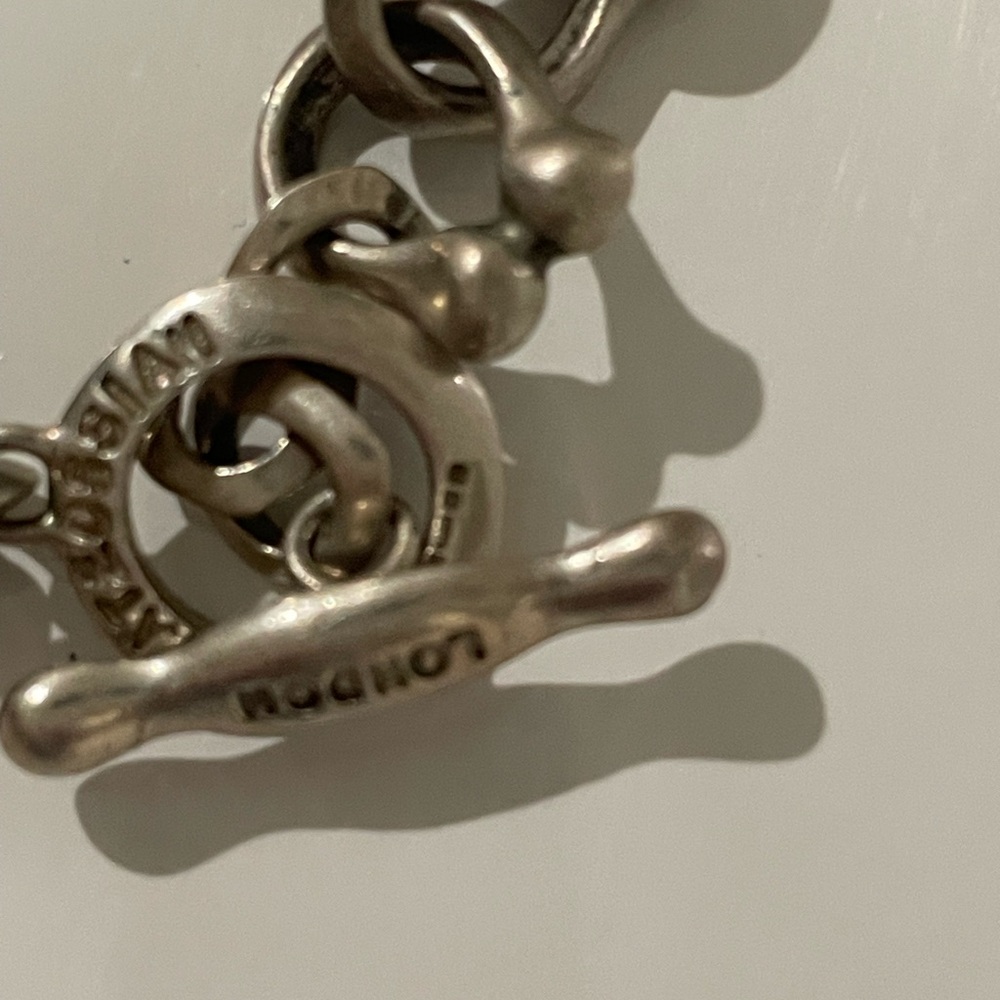 ‼️Moving Sale Tateossian London Chunky Silver Chain Bracelet 49g - Picture 3 of 14